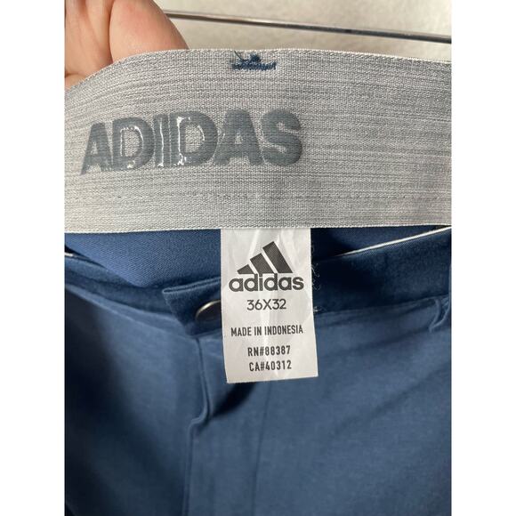 Adidas 36x32 Ultimate 365 Golf Pants Stretch Blue Mens GQ5433 - Picture 3 of 5